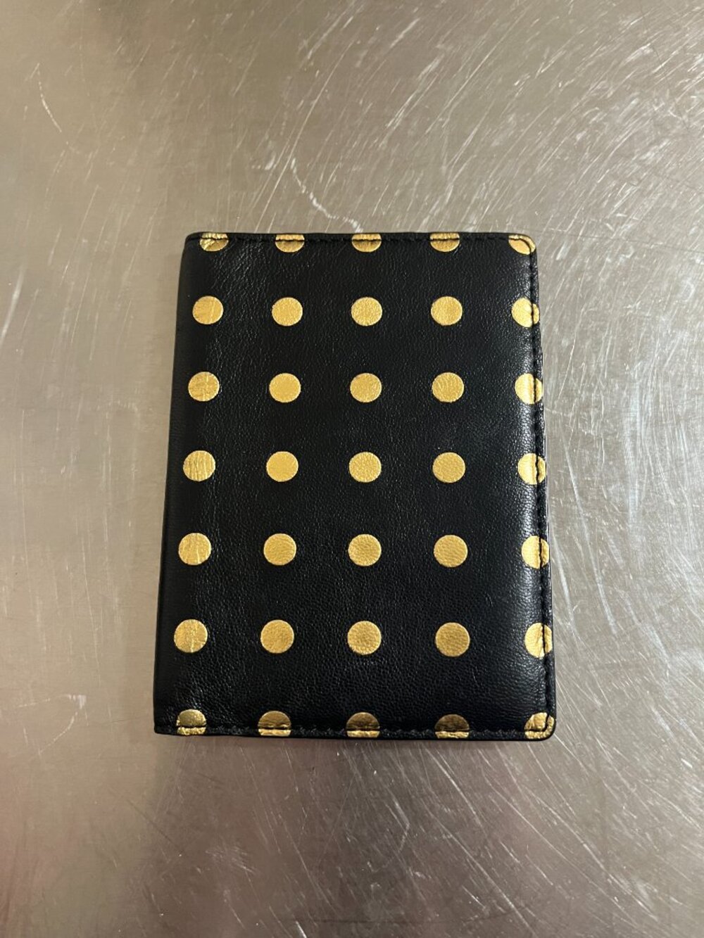 KATE SPADE Saturday Polka Dot Black Passport Holder - Picture 2 of 4